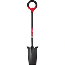 7 In. Red Polypropylene Handle, 41 In. Pro-Lite Carbon Steel Garden Spade Shovel