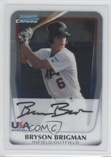 2011 Bowman Draft Chrome Prospects Bryson Brigman #BDPP93 0a1