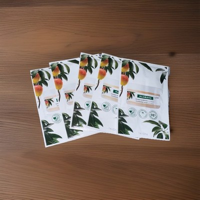 5x Laboratoires Klorane Nourishing Mask Samples 7 ml .2 fl oz Travel Packs Mango