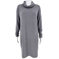 Cabi Cowl Neck Midi Dress Gray S