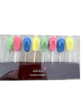 Papyrus Birthday Party Supplies, Sandal Summer Party Candles  (8- Count)