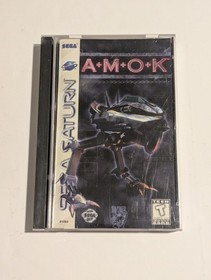 Amok Sega Saturn CIB w/ Registration Card
