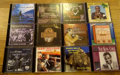 Job lot 48 x jazz/swing/big band CDs.  All pictured. Good mix in nice condition.
