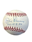 Don Larsen Signed American League Baseball Autograph 10-8-56 Inscription MLB COA