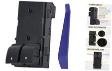 Front Left Driver Side 2 Door Power Window Switch Control Button Compatible