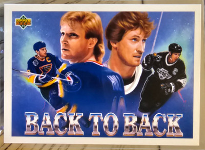 1992-93 Upper Deck Wayne Gretzky/Brett Hull #423Kings/Blues