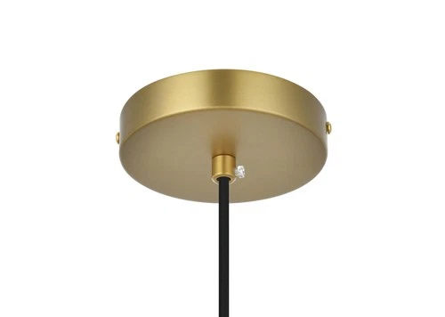 Elegant Lighting LD2216 Baxter 14"W Pendant - Brass - Picture 3 of 10