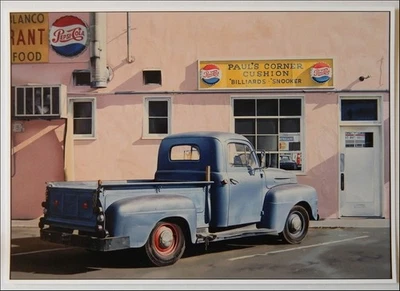 Ralph Goings. Paul’s Corner Cushion, California, 1976. Tirage prepress - Photo 1/4