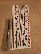Mrs. Grossman's Set of 2 Christmas Design Line Sticker Strips