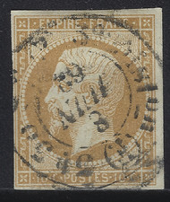 PAR-46-6-3 Paris: cachet à date Pothion 1520 du bureau E sur n°13B