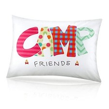 Camp Friends Girl Autograph Pillowcase Summer Camp Pillowcase 1 Multi Colors