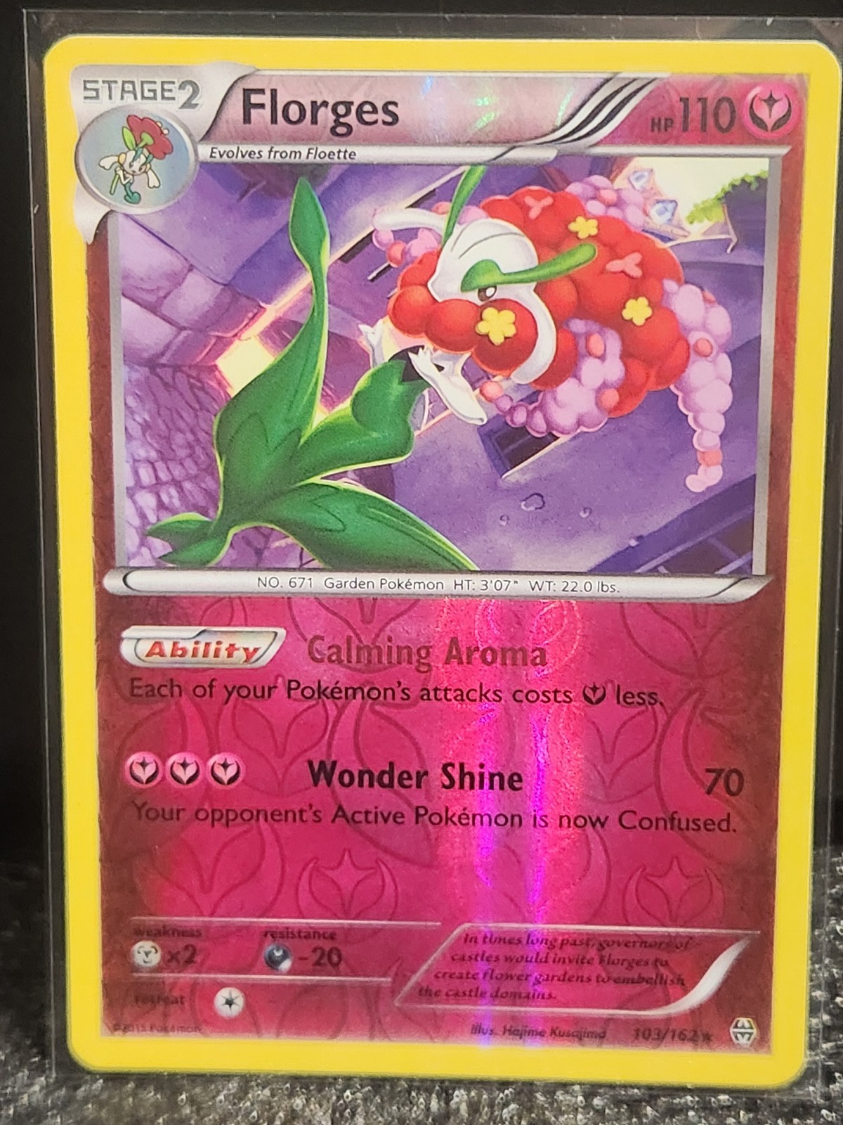 Florges Reverse Holo Rare XY - BREAKthrough 103/162 LP