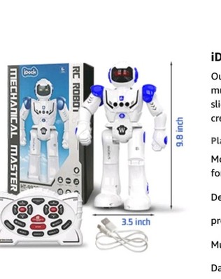 RC Robot Toy Talking Dancing Gesture Remote Control Programmable-*NEW*