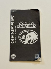 Sonic & Knuckles (Sega Genesis, 1994) CIB Complete W Manual- Tested
