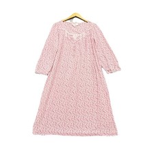 Eileen West Nightgown Medium Floral Maxi Long Sleeve Cottage Cotton Prairie