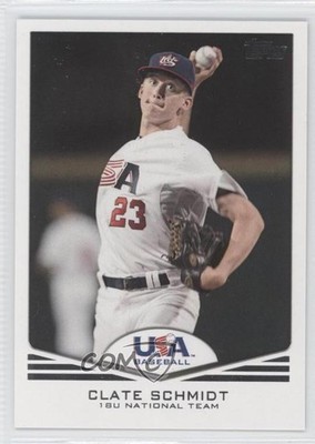 2011 Topps USA Baseball Team Clate Schmidt #USA-58 0h0