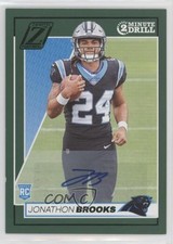 2024 Panini Zenith Rookies Two Minute Drill Auto Jonathon Brooks #158 04uh