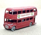 Vint. Lesney Matchbox Routemaster Bus "Visco-Static" #5 Gray Wheels 1961 England