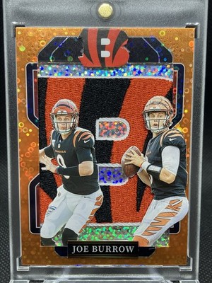 JOE BURROW 1/1 CUSTOM HANDCRAFTED PATCH CARD CINCINNATI BENGALS