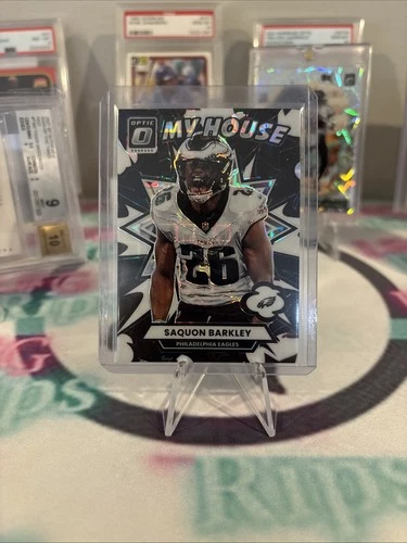 2025 Panini Donruss Optic Saquon Barkley My House! Black Pandora #/149 EAGLES