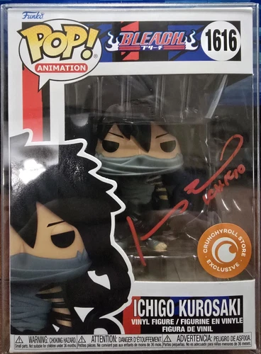 Funko Pop! Bleach Ichigo Kurosaki 1616 Crunchyroll Exclusive Signed Psa 3c72953