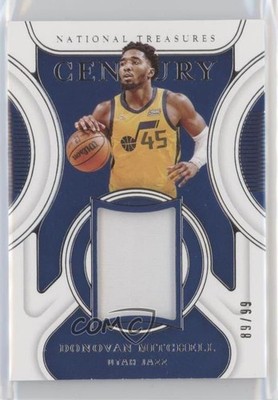 2021-22 Panini National Treasures Century Materials 89/99 Donovan Mitchell ni4