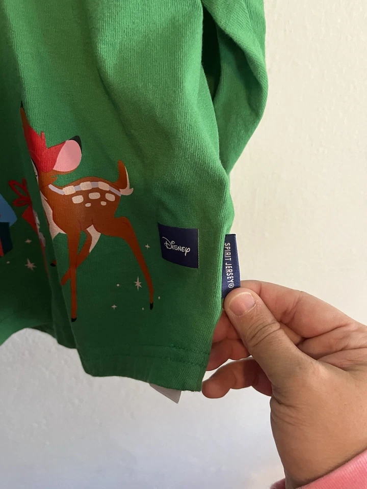 HOLIDAYS GREETINGS Holiday Spirit Jersey Disney Parks 2023 XS - Image 4 of 4