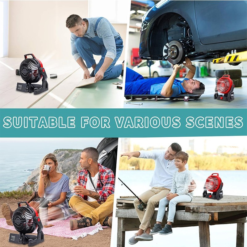 For Milwaukee 48-11-1850 M18 18Volt Lithium-Ion Cordless Jobsite Fan (Tool-Only)