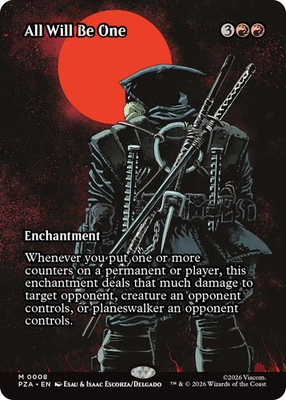 #ad All Will Be One Borderless 8 NM Teenage Mutant Ninja Turtles Source M... $14.49