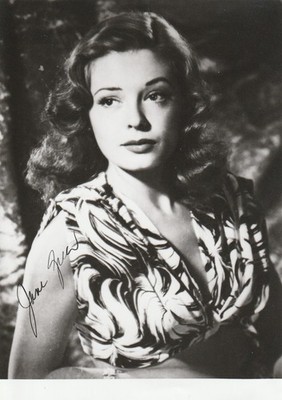 Jane Greer, orig sign Foto