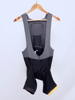 Mens NIKE 10/2 Armstrong LiveStrong Vintage Gray Nylon Cycling Bib Shorts Size M