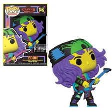 Funko Pop! Stranger Things Eddie with Guitar Blacklight Vinyl Figure #1462 - Ent