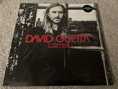 DAVID GUETTA - LISTEN - DOUBLE VINYL LP ALBUM - SEALED