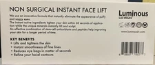 Luminous Las Vegas Non-Surgical Instant Face Lift | 13g/0.46 Oz | New In Box