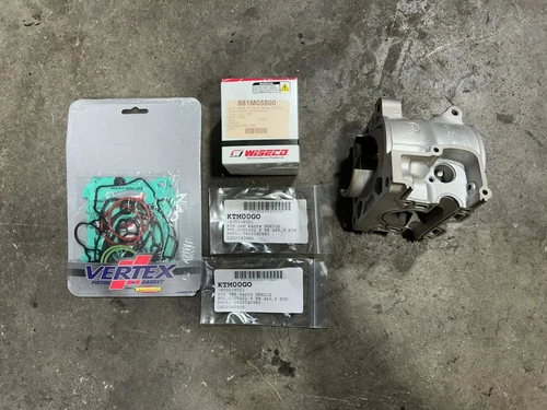 2016-2018 KTM XC-W XC SX 150 OEM CYLINDER WITH AFTERMARKET WISECO PISTON