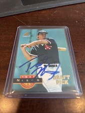 Trot Nixon In Person Auto Rookie Card. rookie card picture