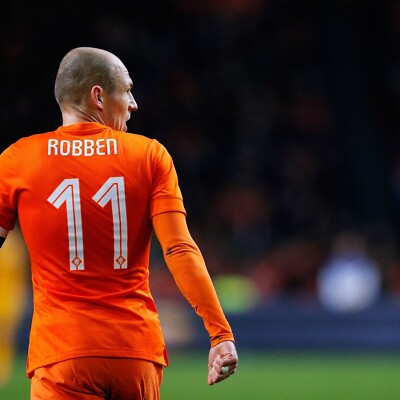 応援グッズ Netherlands No.11 ROBBEN MEN ROBBEN #11 HOLLAND 2014/2016 NETHERLANDS SOCCER FOOTBALL