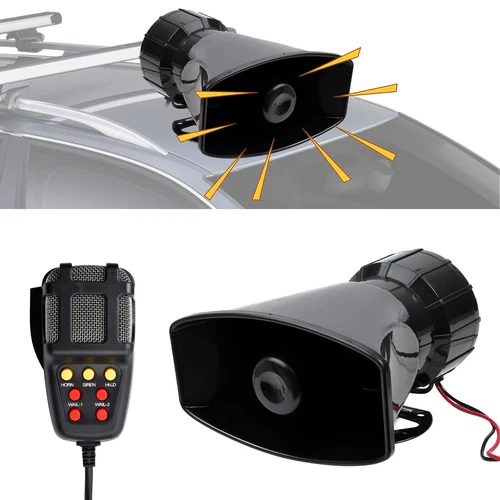 Bocina de sonido 12V 7 sonidos bocina bocina de coche altavoz sirena camión turismo barco sistema de megafonía - Imagen 1 de 12
