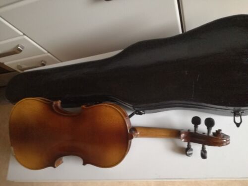 Violon ancien 4/4 vintage du siècle dernier (violon Allemand) prêt à jouer - Afbeelding 1 van 8