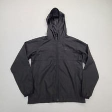Billabong Jacket Womens 14 Black Track Coat Sport Windbreaker Active Ladies