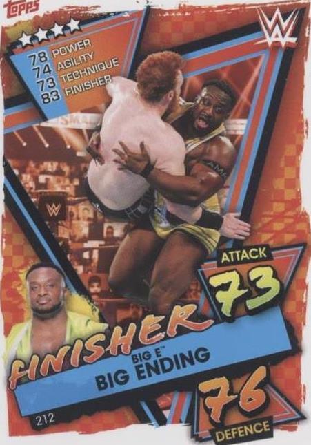 2021 Topps WWE Slam Attax - Big E #212 - 1 of 1