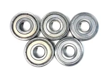 PEER/NSK/PACAMOR DEEP GROOVE BALL BEARING 6303Z (MIXED BRANDS) [LOT OF 5] NOS