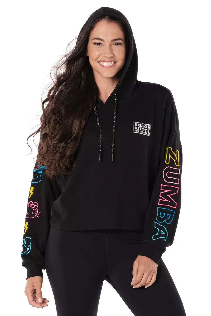 Friends crop best sale hoodie