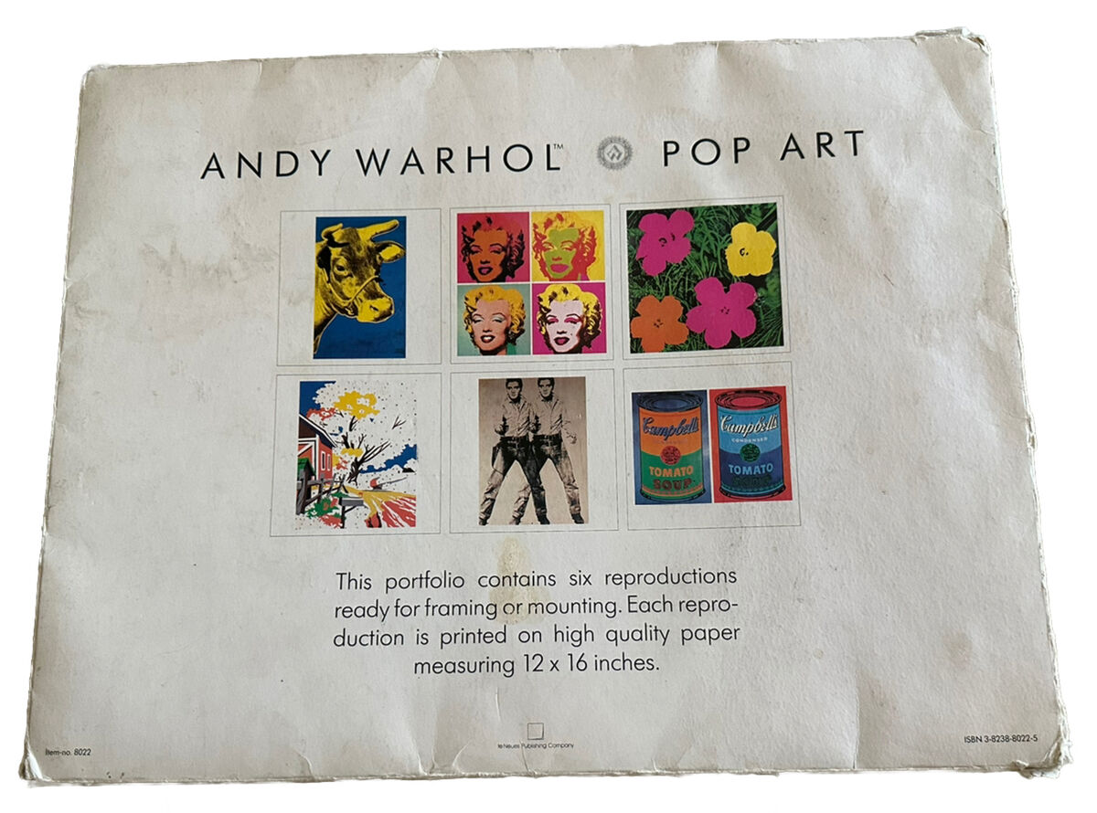 Andy Warhol Pop Art: A Portfolio of Six Works 6 Prints RARE Andy Warhol Pop Art: A Portfolio of Six Works 6 Prints RARE