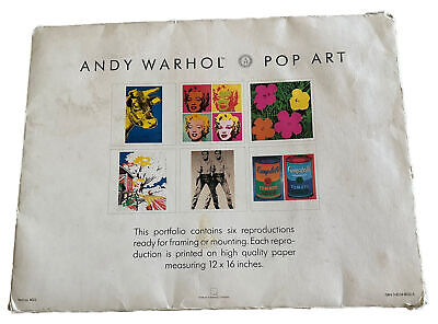 Andy Warhol Pop Art: A Portfolio of Six Works 6 Prints RARE Andy Warhol Pop Art: A Portfolio of Six Works 6 Prints RARE