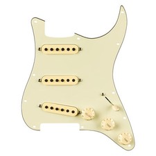 Battipenna Strat pre-cablato firmato Fender Eric Johnson, 11 fori, verde come nuovo