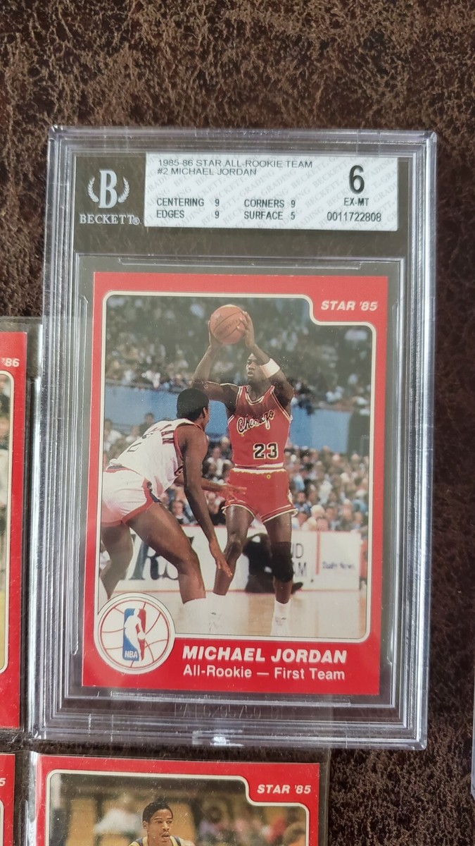 1985 Star Basketball All-Rookie 11-Card Set - Michael Jordan