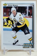 1992-93 Upper Deck Star Rookies #400 Steve Heinze Boston Bruins