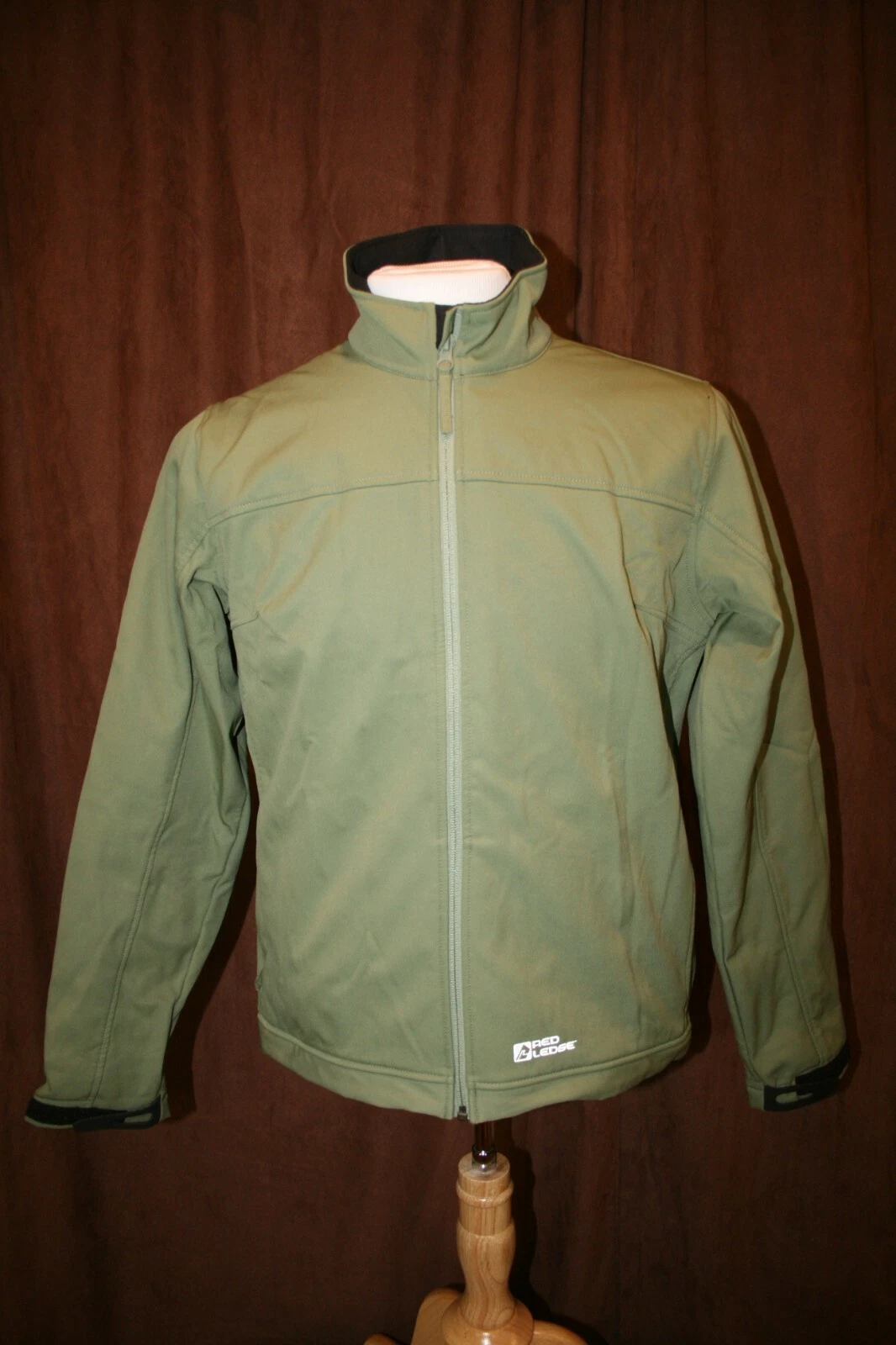 Red Ledge Unisex Green Full Zip Jacket Large Outdoors Hiking
