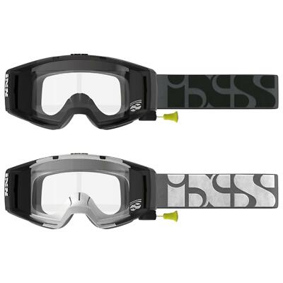 iXS Trigger+ Goggle Crossbrille Klar Motocross DH Downhill MX FR Schutz Roll Off
